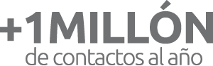 + d’1 milió de contactes a l’any