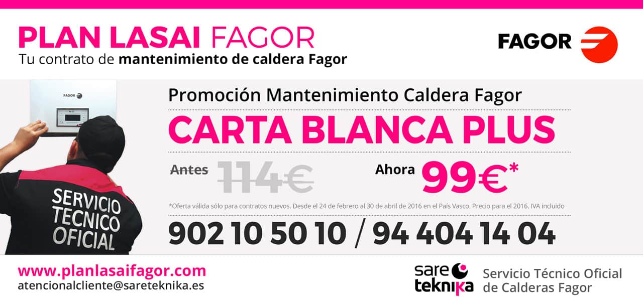Plan Lasai calderas Fagor