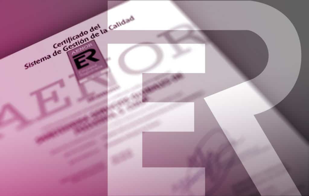 Homologada y certificada con la ISO 9001